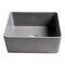 Alfi Brand Gray Matte Smooth Apron 24" x 18" Single Bowl Fireclay Farm Sink ABF2418-GM - alternate 7